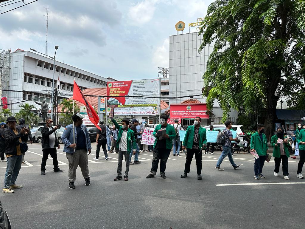 Aksi mahasiswa Moestopo, Jakarta