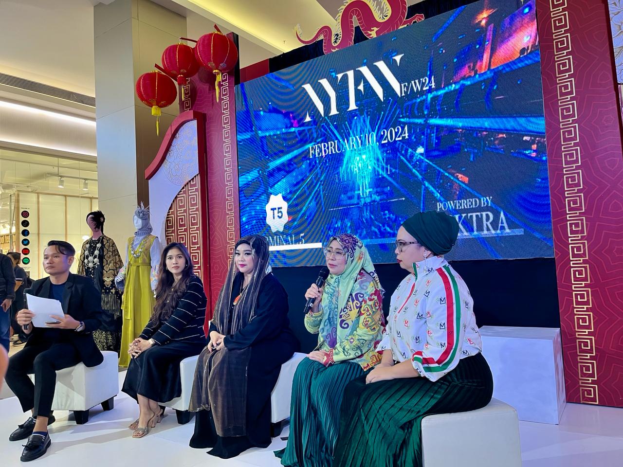 Acara pers konferensi NYFW yang digelar di Jakarta. 