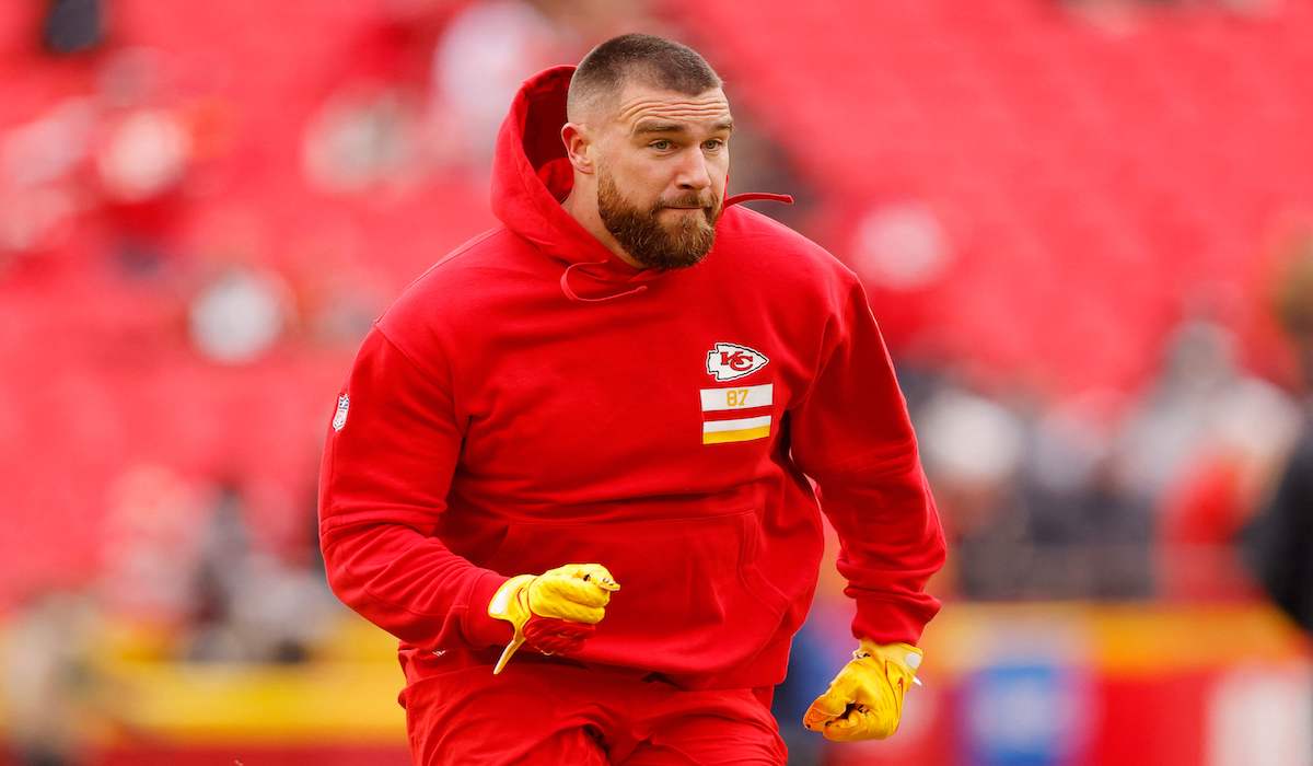 Pemain Kansas City Chief Travis Kelce 