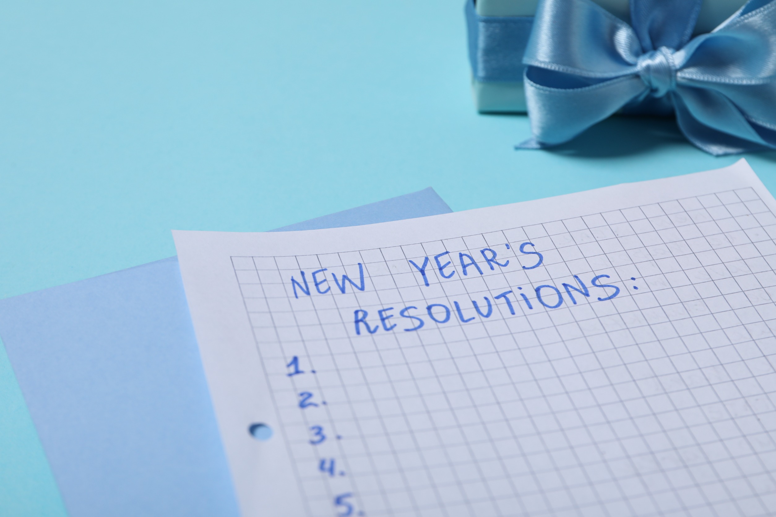 Resolusi tahun baru.