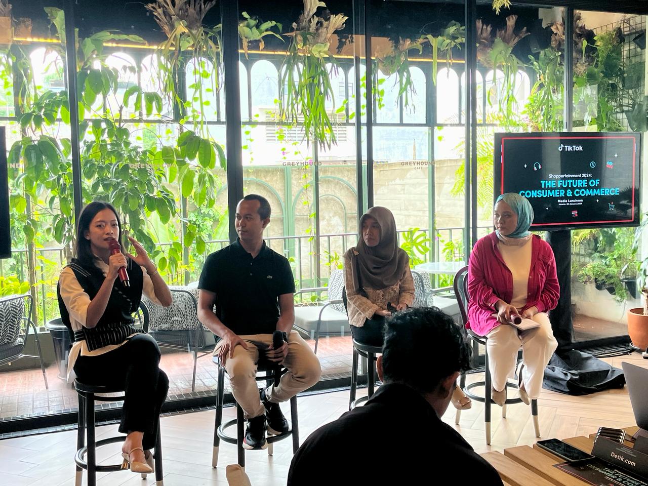 TitTok menggelar konferensi pers laporan bertajuk 'Shoppertainment 2024: The Future of Consumer & Commerce here in APAC' di Jakarta. 