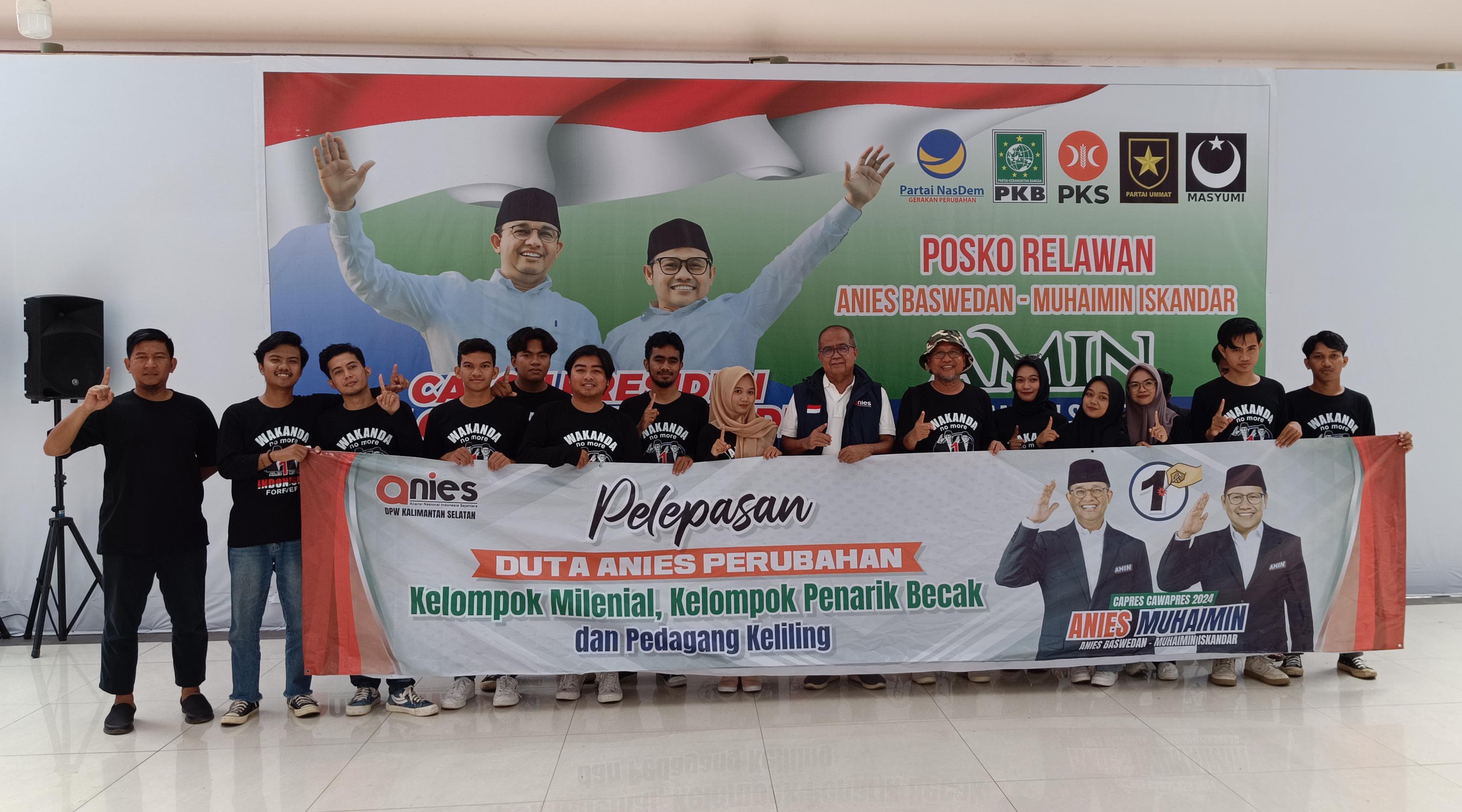 Kelompok mahasiswa jadi Duta Anies Perubahan di Kalsel.