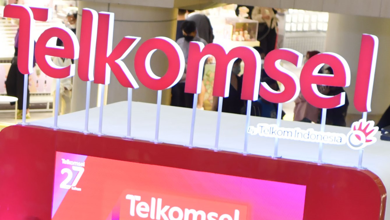 Logo Telkomsel.