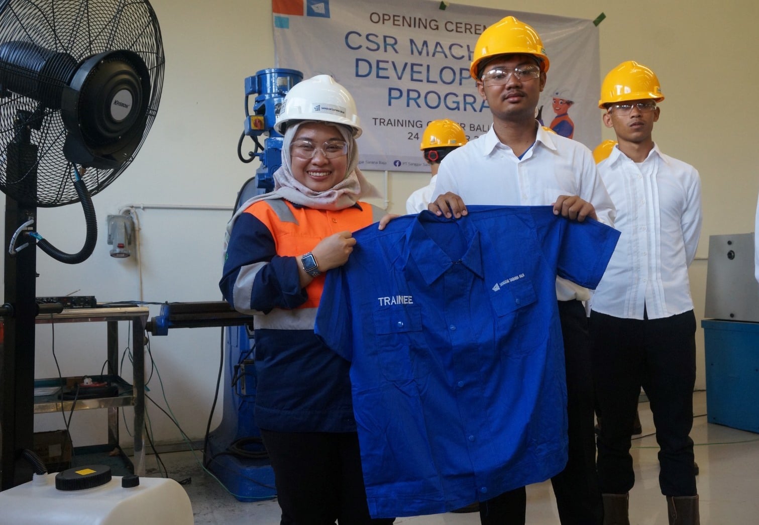 Peserta Machining Development Program (MDP) yang ikut serta pelatihan machining dan siap mengikuti on the job training (OJT).