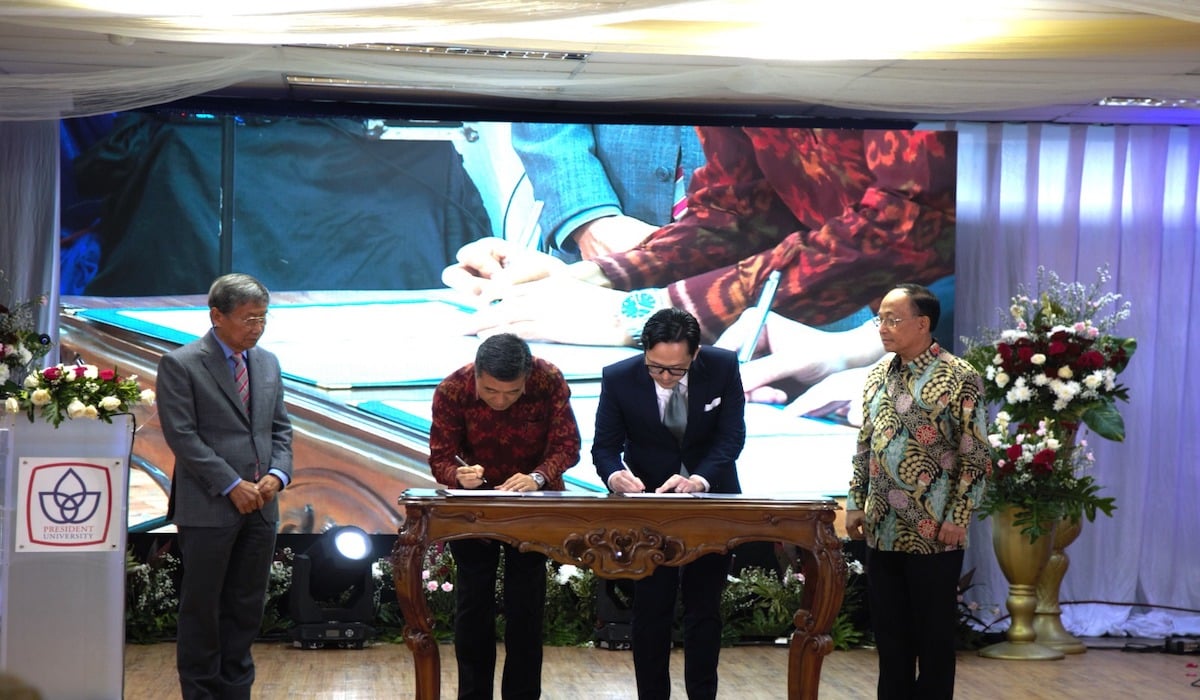 Pengangkatan rektor baru President University Handa S. Abidin