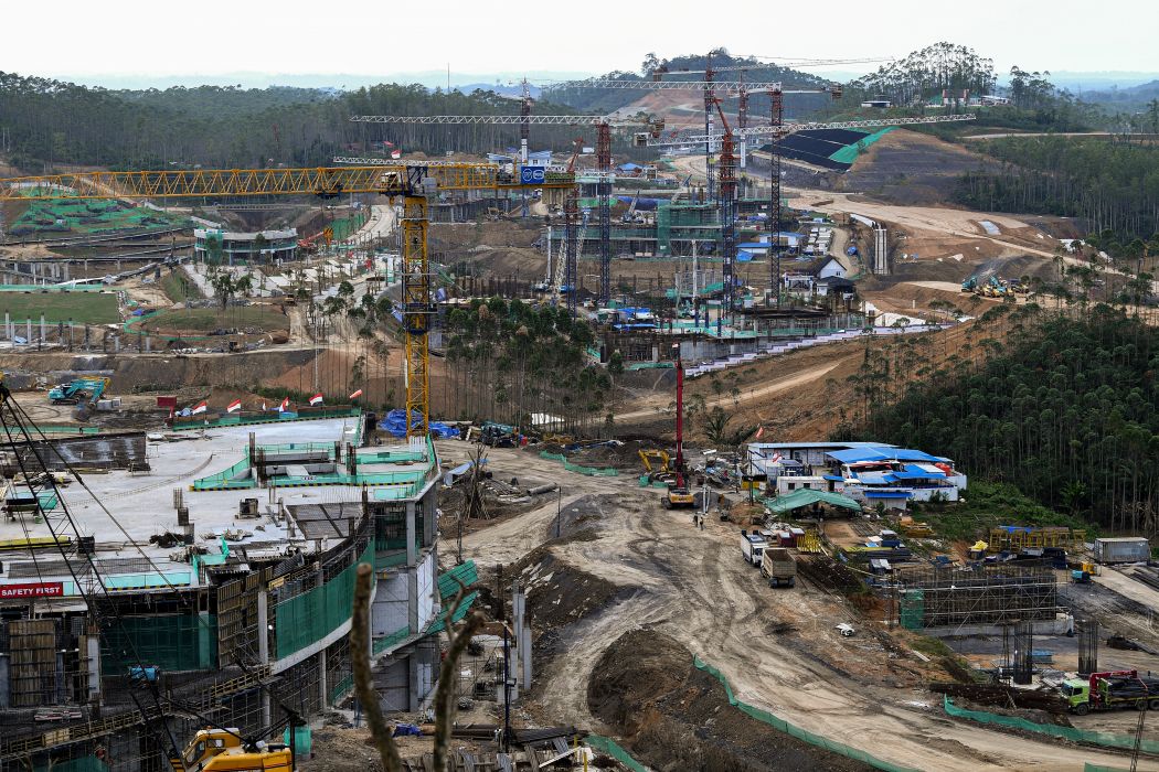 Proses pembangunan IKN 