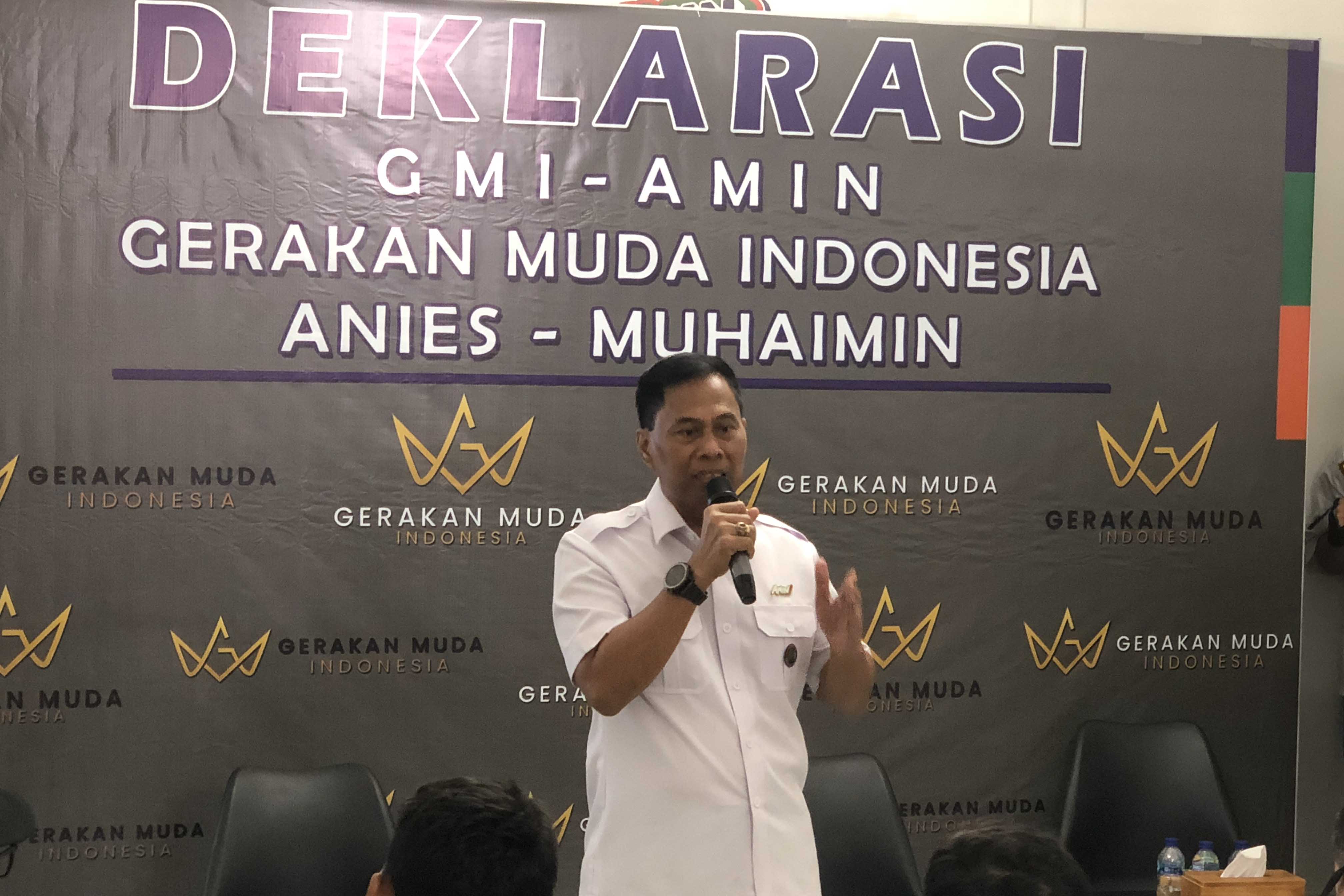 Deklarasi dukungan Gerakan Muda Indonesia untuk Amin.