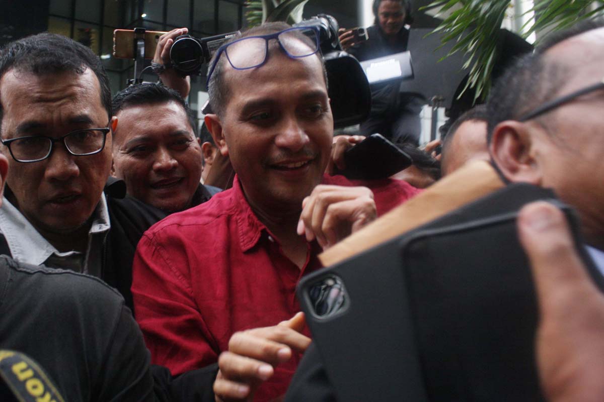 Edward Omar Sharif Hiariej alias Eddy kembali mengajukan praperadilan ke Pengadilan Negeri Jakarta Selatan.