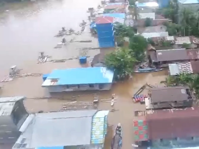 Banjir di Kapuas.