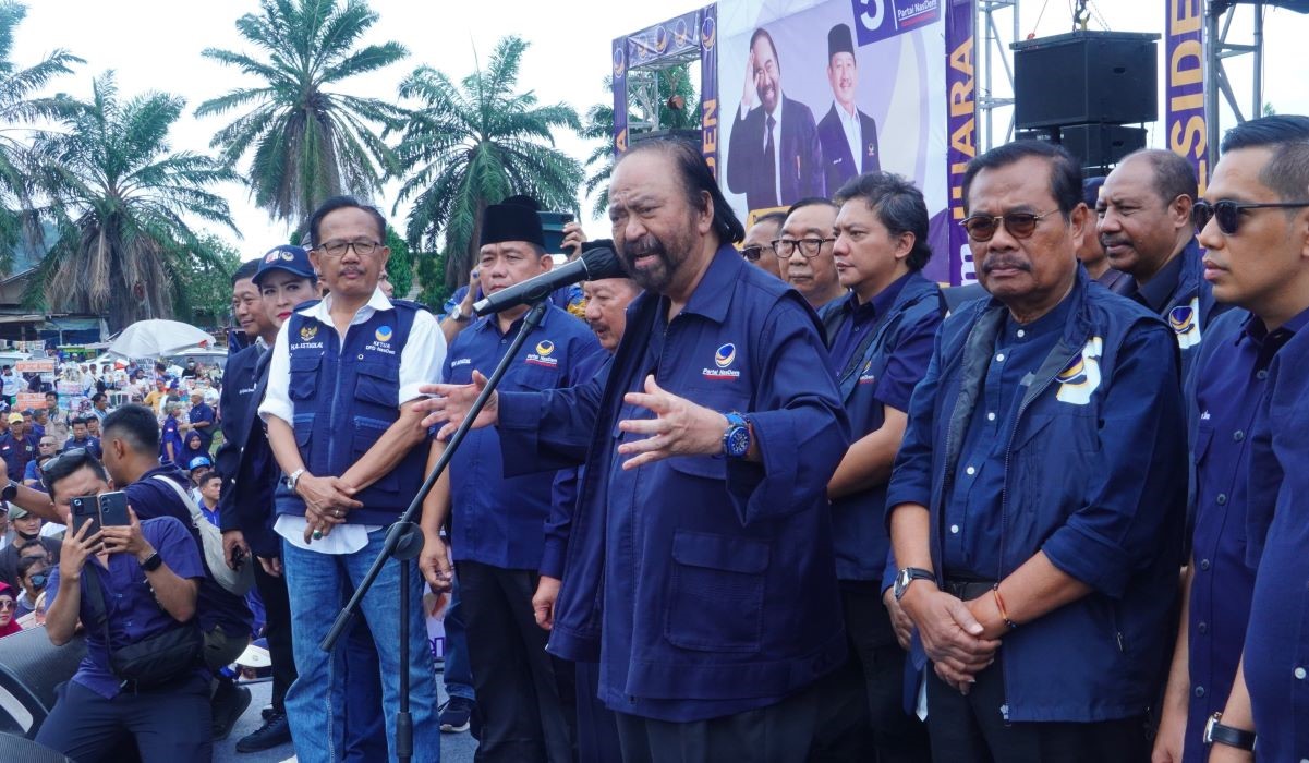 Surya Paloh Ajak Masyarakat Rayakan Pemilu dengan Gembira