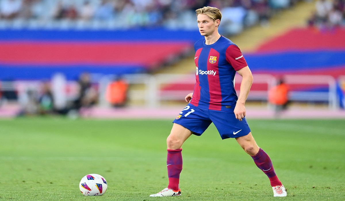Gelandang Barcelona Frenkie de Jong