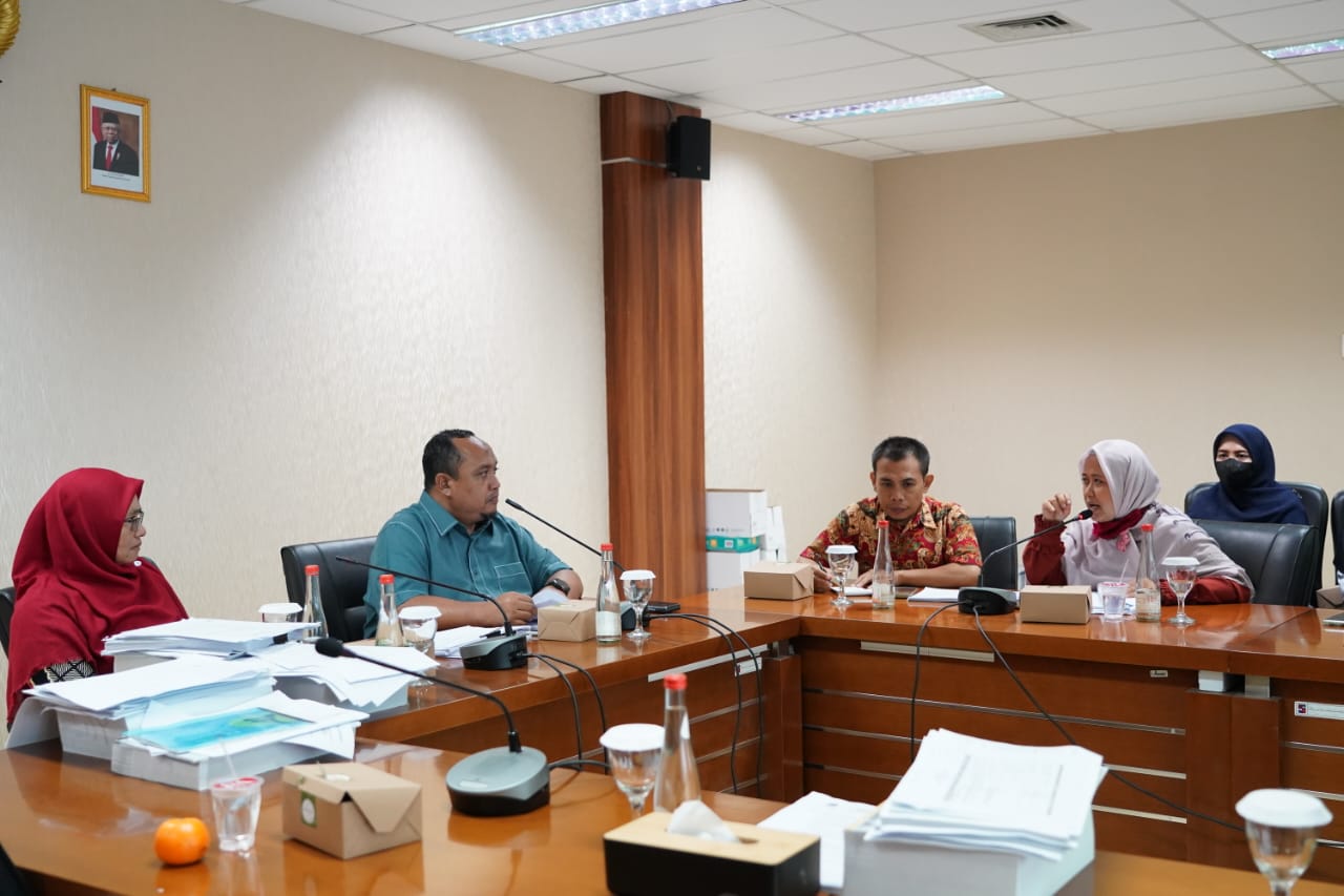 DPRD Kota Bogor dan KPU Kota Bogor menggelar silahturahmi dan berdialog soal persiapan pemilu 2024 di Kota Bogor, Jawa Barat. 