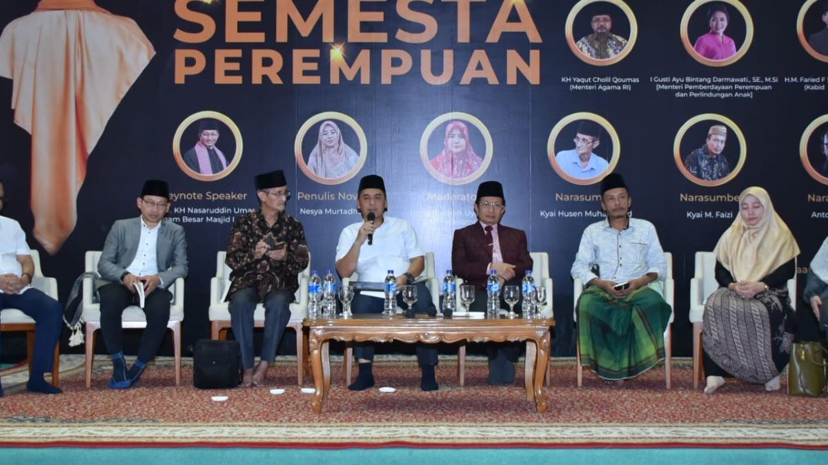 Grand Launching Novel Semesta Perempuan di Masjid Istiqlal yang ditulis oleh Nesya Murtadho.