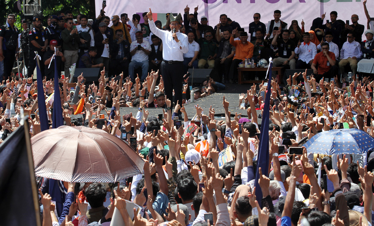 Ilustrasi - kampanye akbar Anies Baswedan