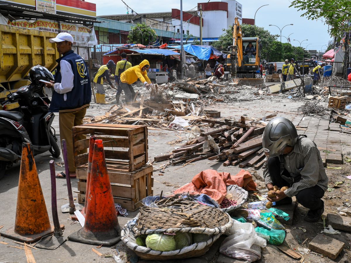 Pedagang Pasar Anyar Harap Relokasi ke Pasar Mambo Terealisasi