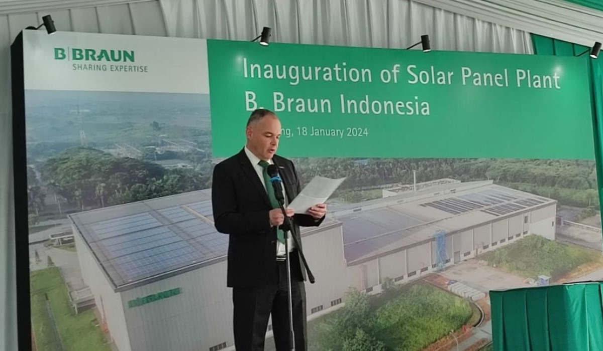 B. Braun Resmikan Pengoperasian PLTS di Pabriknya