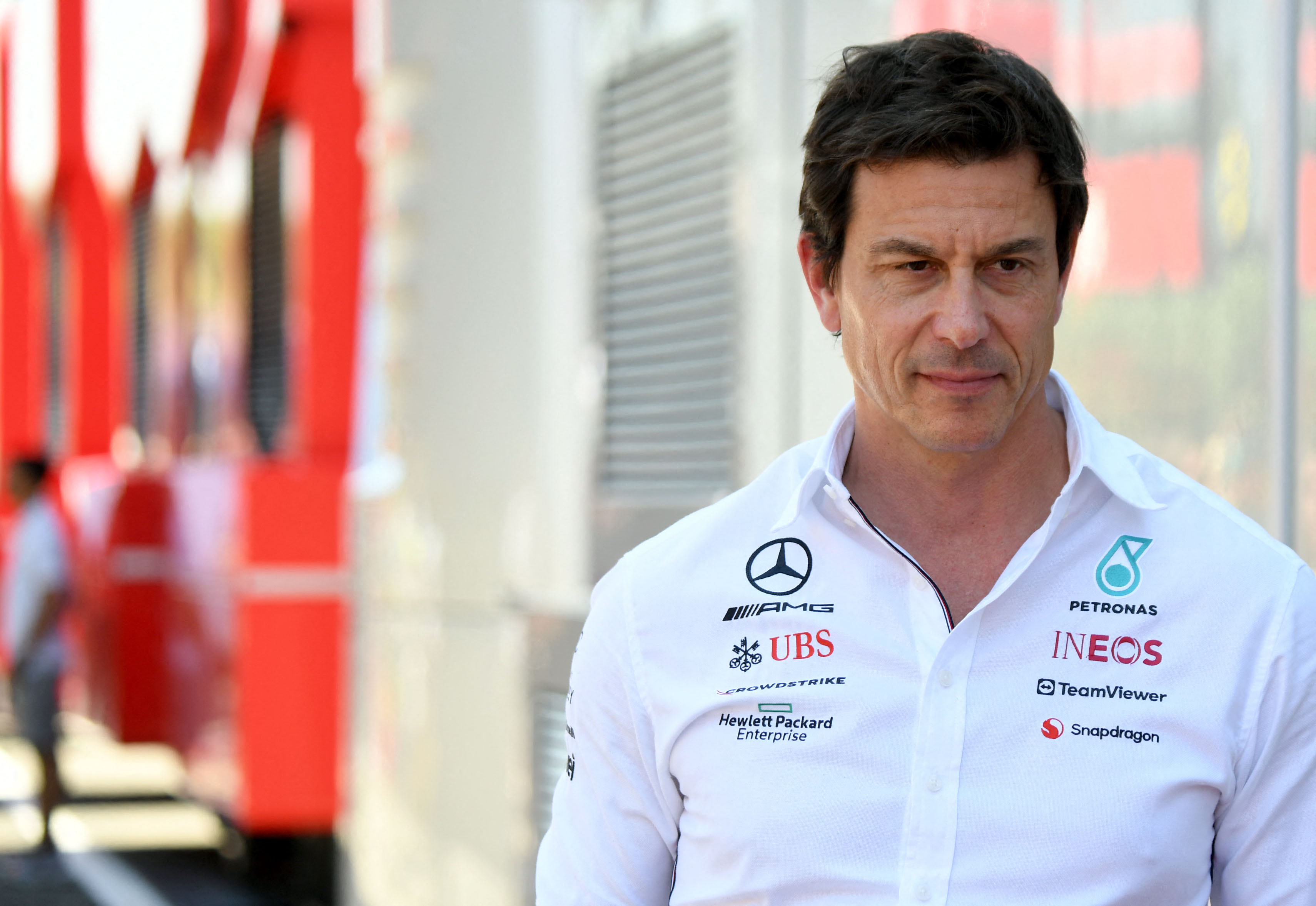 Toto Wolff, kepala tim dan kepala eksekutif tim Formula 1 Mercedes.