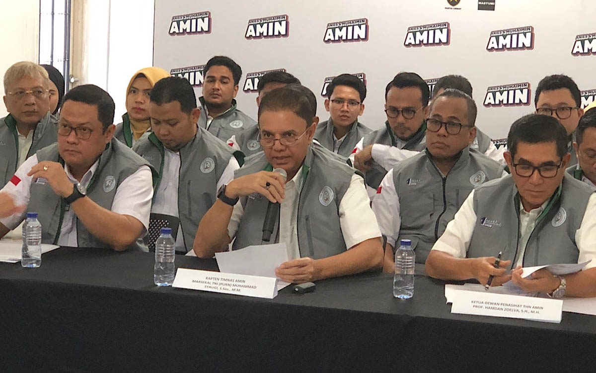 TIM hukum nasional Anies Baswedan-Muhaimin Iskandar (Amin)