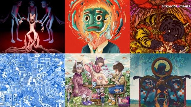 Karya seni sejumlah peserta dalam lomba PrizedMoments 2024