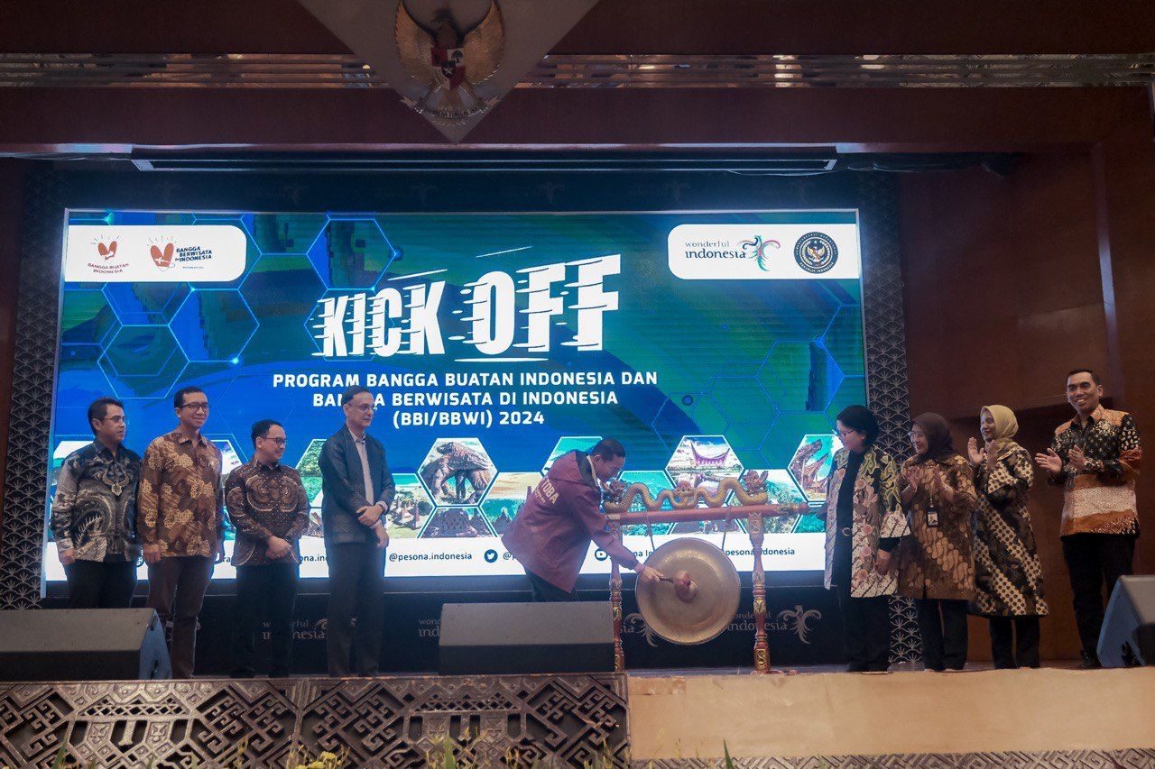 Peluncuran Gernas Bangga Buatan Indonesia (BBI) dan Bangga Berwisata di Indonesia (BBWI) 2024. 