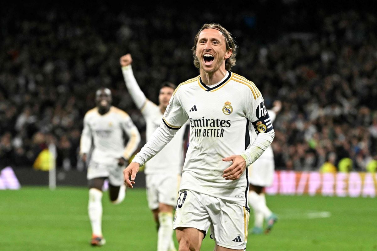 Gelandang Real Madrid Luca Modric