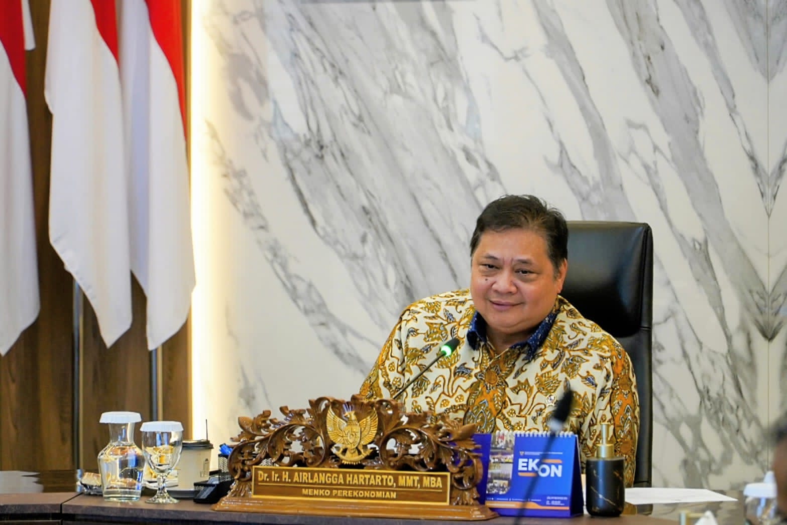 Menteri Koordinator Bidang Perekonomian Airlangga Hartarto.