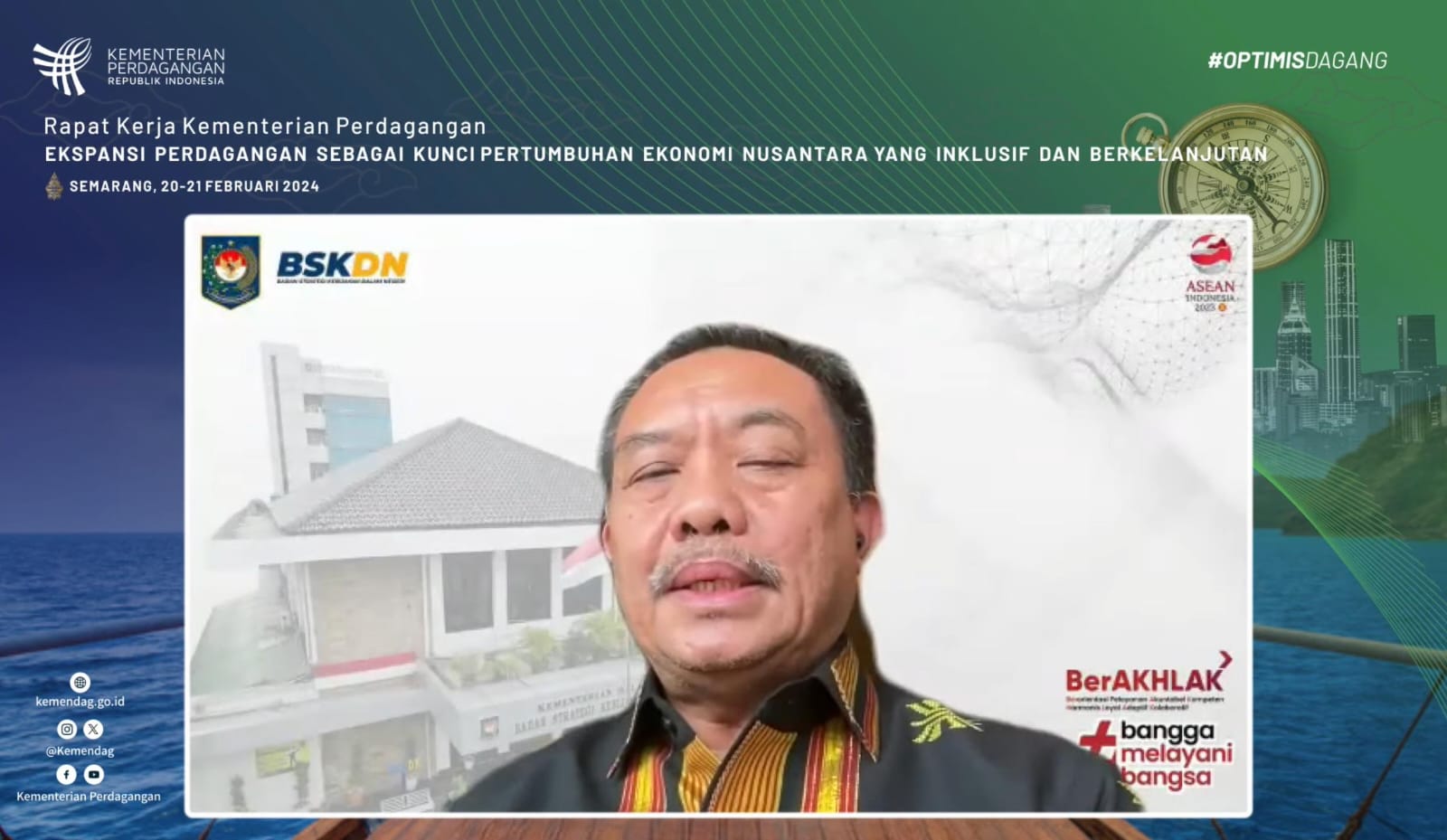 Kepala Badan Strategi Kebijakan Dalam Negeri (TKDN) Kemendagri Yusharto Huntoyungo 