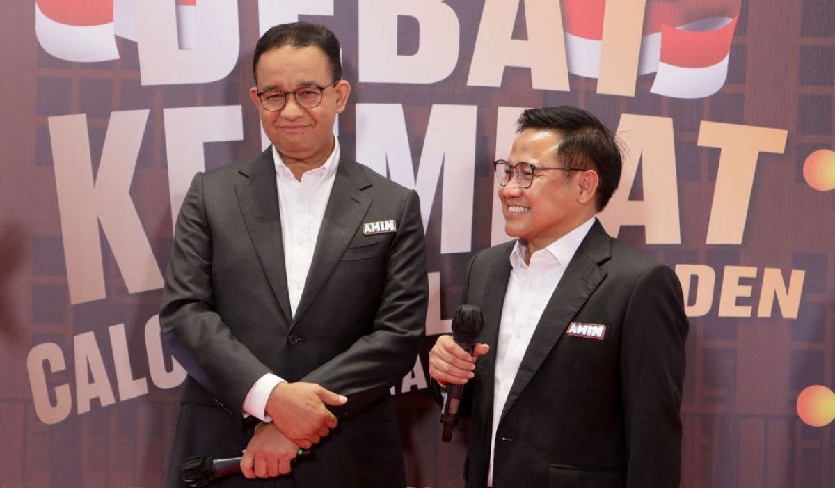 Anies Baswedan (kiri) dan Muhaimin Iskandar.
