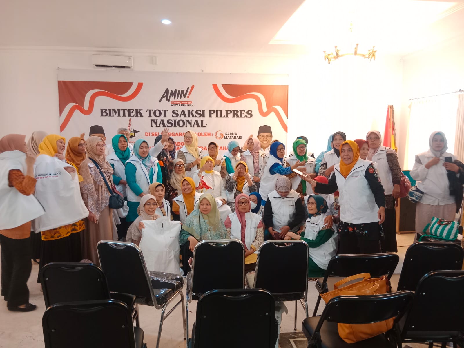 Pembekalan atau bimbingan teknis kepada Ibu-Ibu Aisyiyah se-Jakarta pada Rabu (7/2/2024)