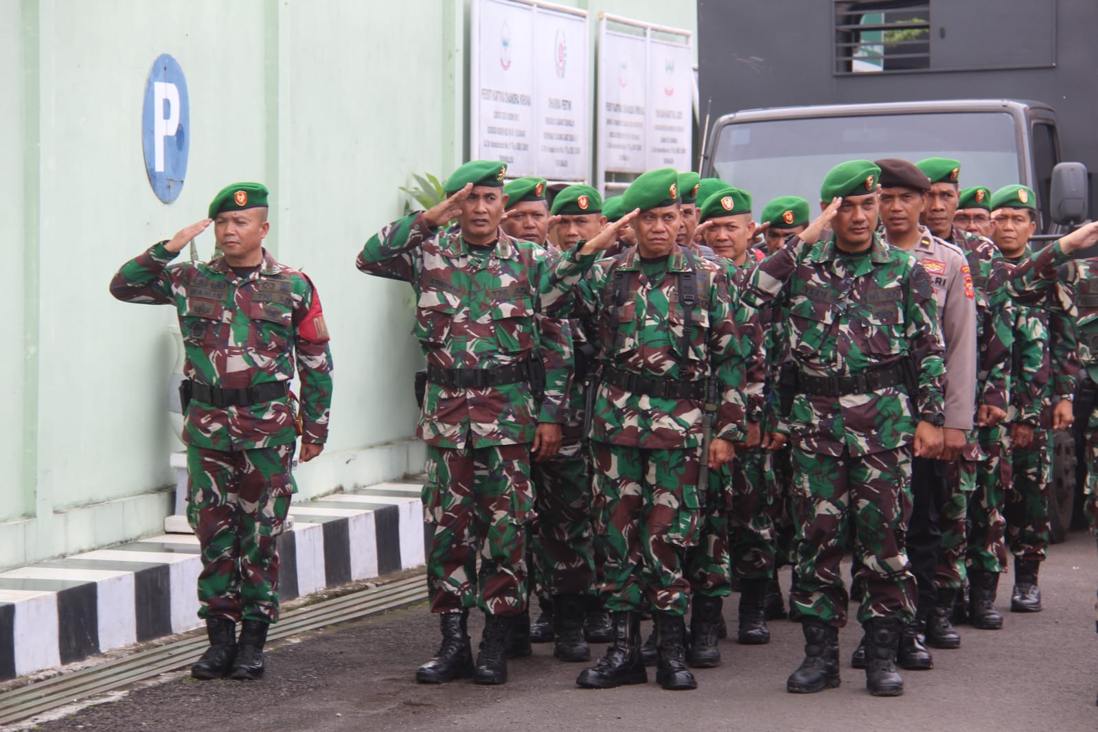 Kodim 0612 Tasikmalaya menggelar apel siaga kebencanaan