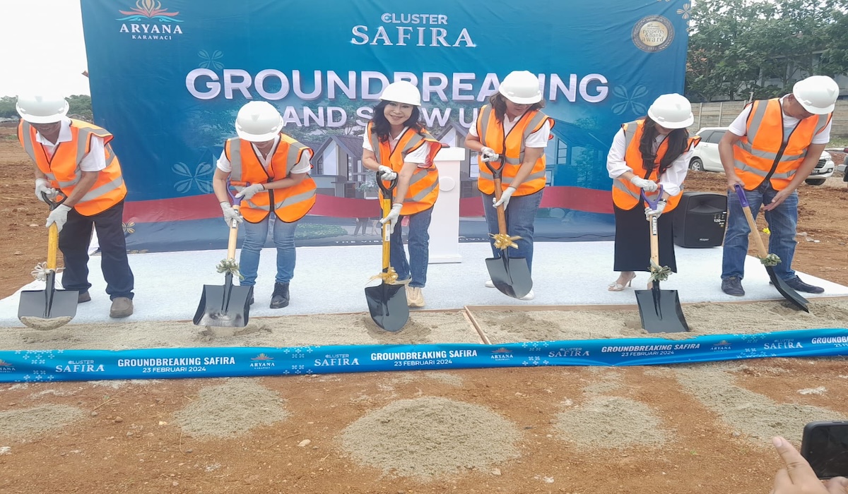 Groundbreaking klaster terbaru di Aryana Karawaci