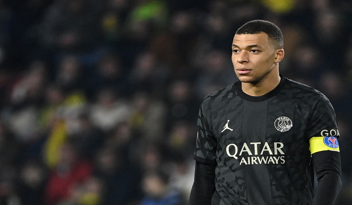 Penyerang Paris Saint-Germain Kylian Mbappe