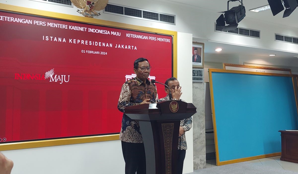 Menko Polhukam Mahfud MD mundur