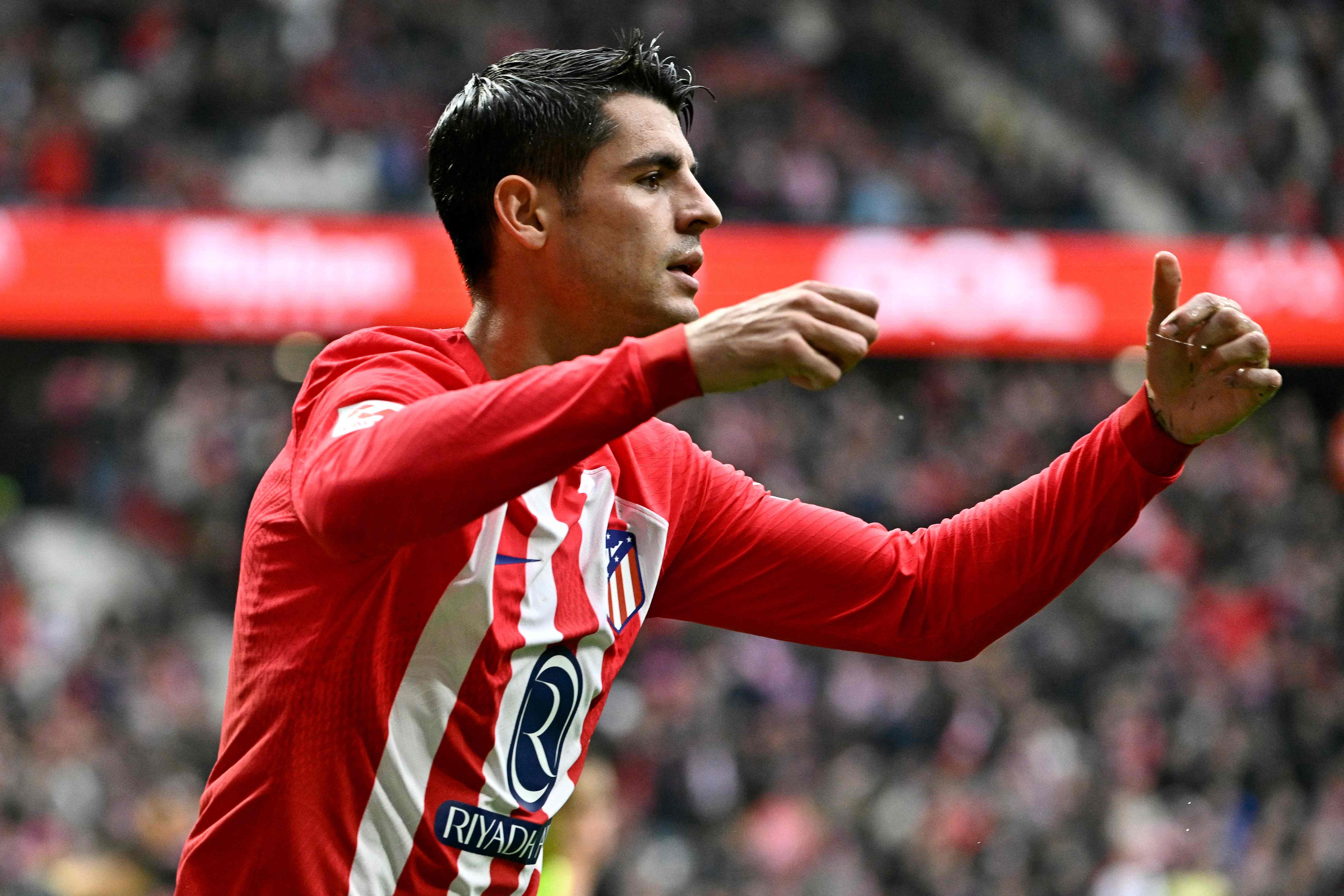Alvaro Morata, striker Atletico Madrid