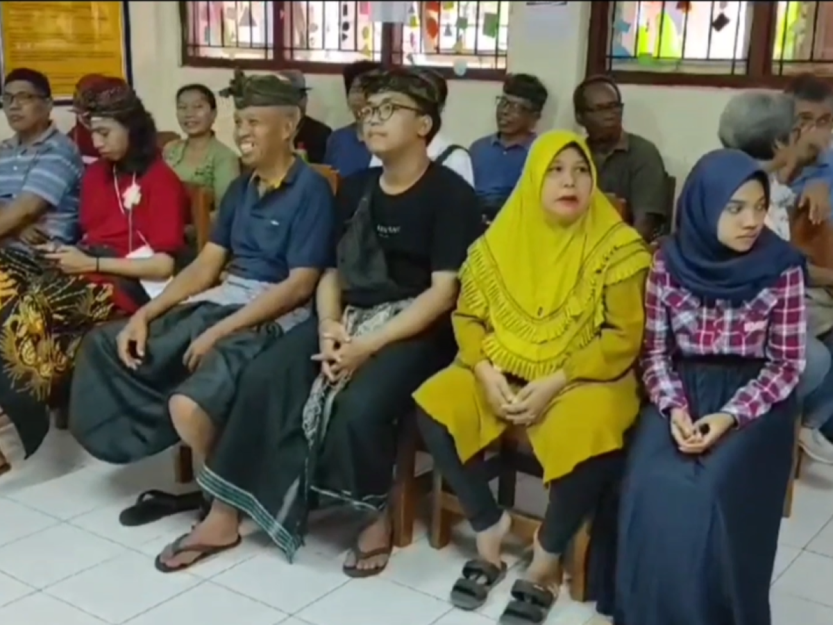 Suasana pencoblosan di Bali.