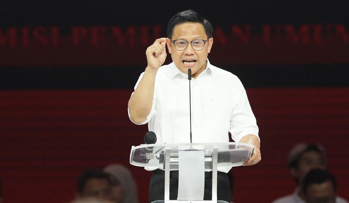 Calon wakil presiden nomor urut 1 Muhaimin Iskandar 