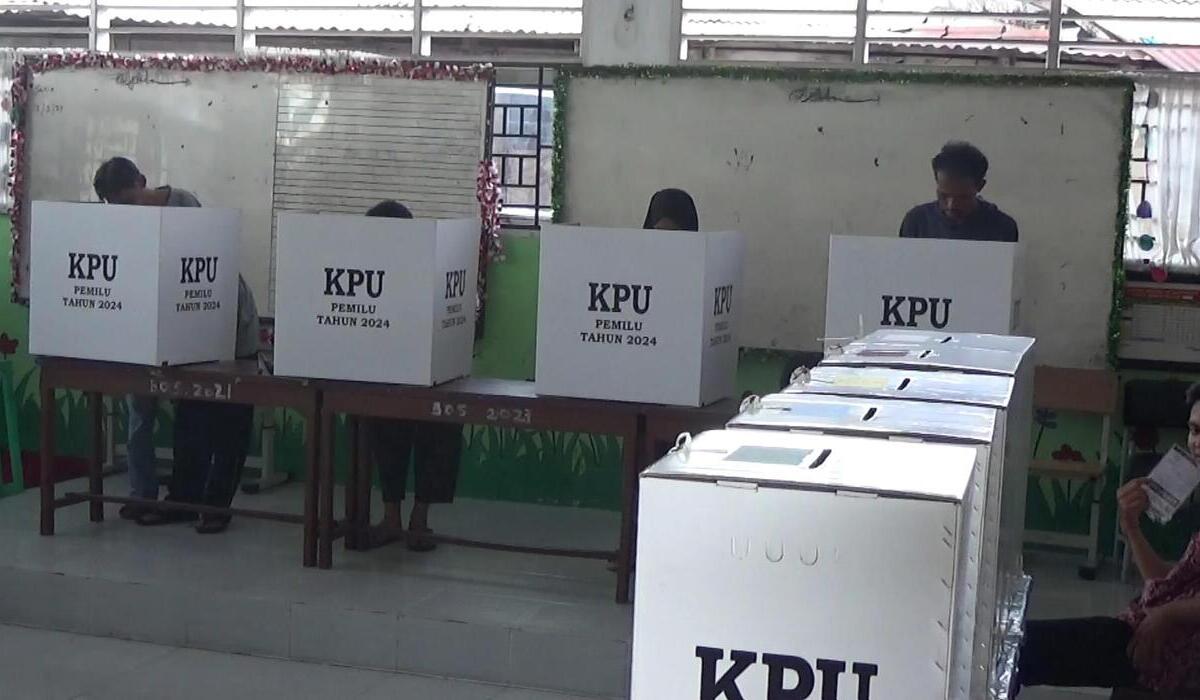 Warga Binaan Lapas Muaro Padang Sumbar Antusias Memilih di Pemilu 2024.