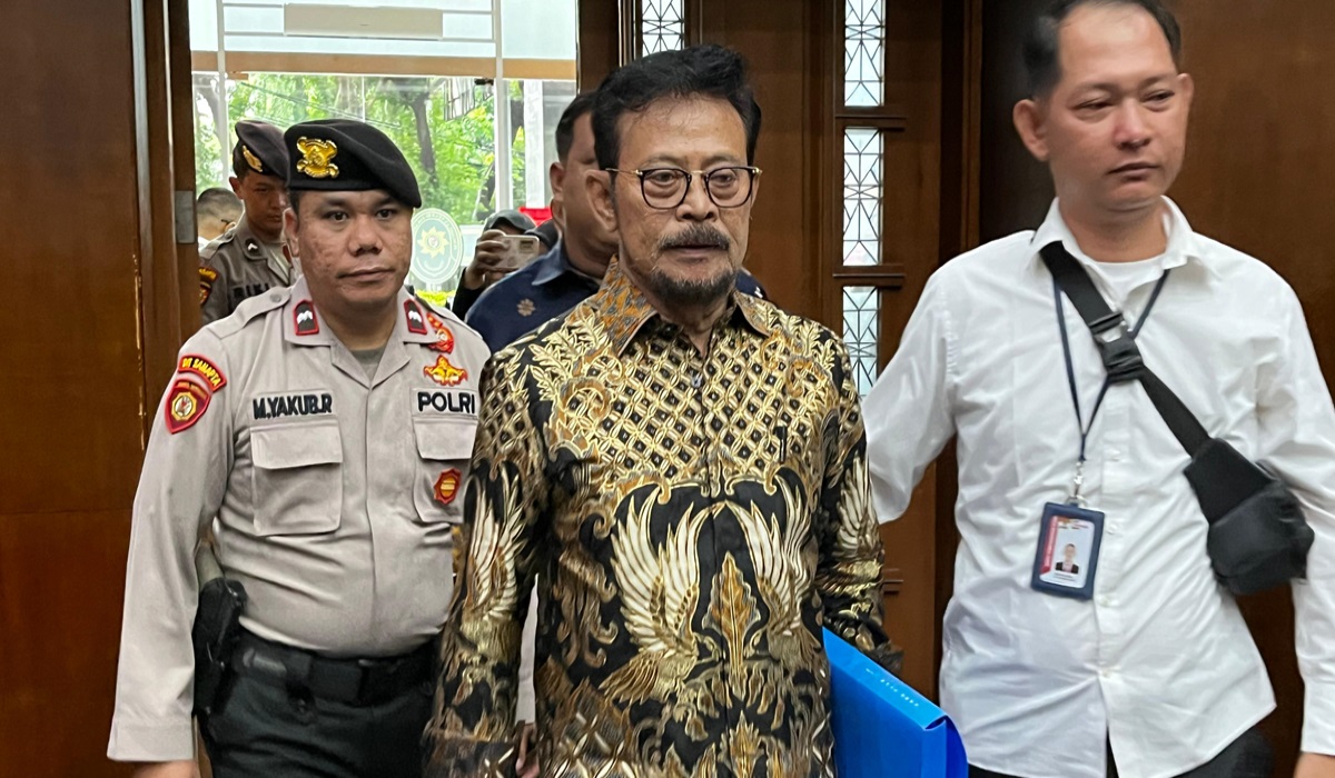 Syahrul Yasin Limpo didakwa menerima potongan dana di Kementan yang jumlahnya mencapai Rp44,5 miliar.