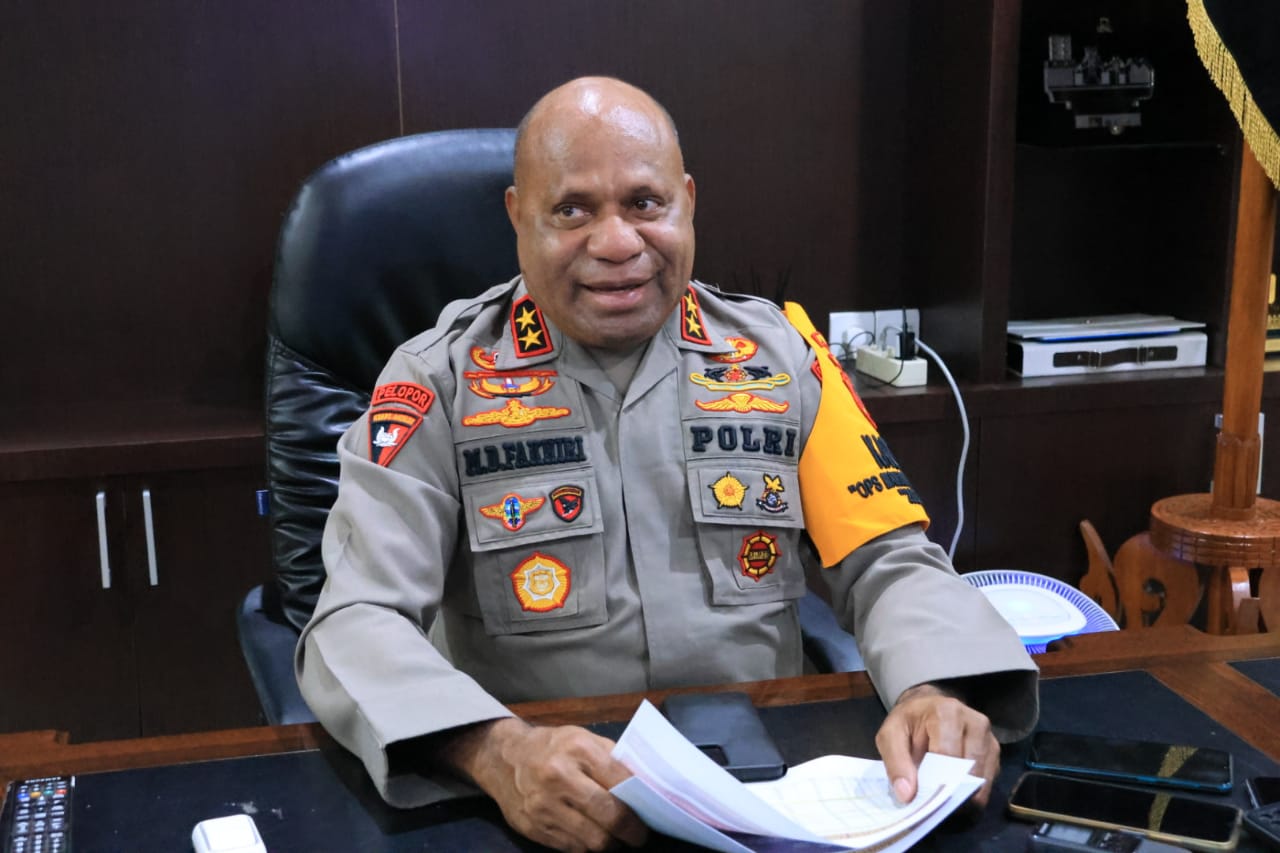 Kapolda Papua Irjen Mathius D Fakhiri.