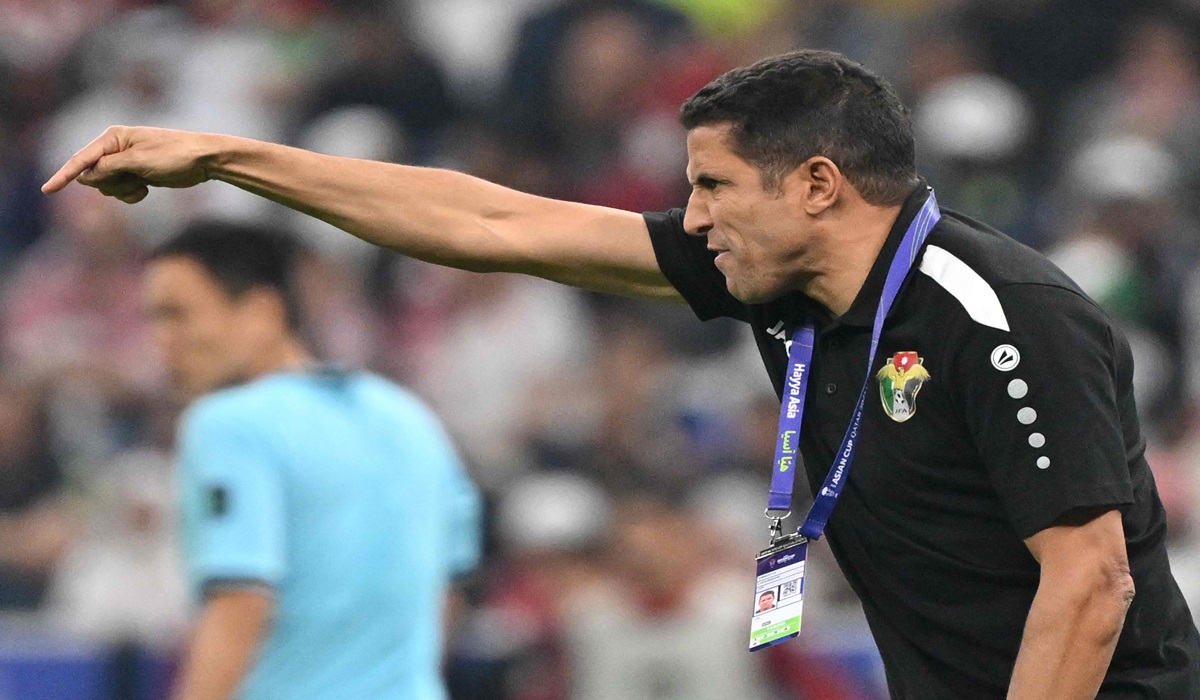 Pelatih timnas Yordania Hussein Ammouta