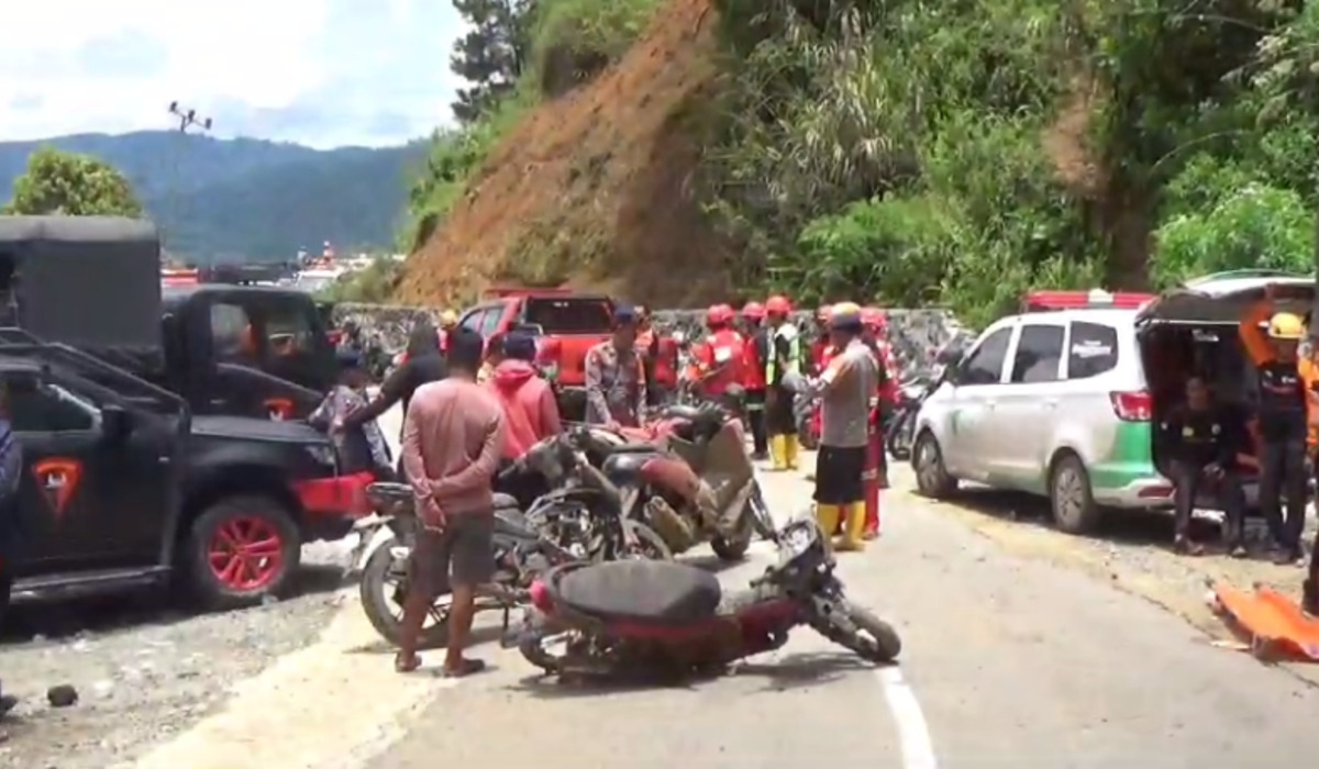 1 Orang Dilaporkan Masih Hilang Akibat Tanah Longsor Luwu Sulsel