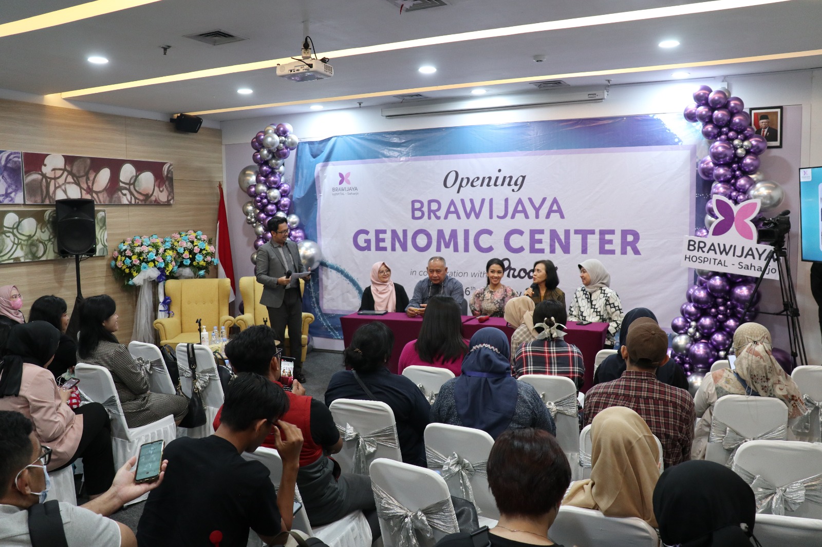 Acara peresmian Brawijaya Genomic Center in collaboration with Prodia di Brawijaya Hospital Saharjo, Jakarta, Selasa (6/2/2024).