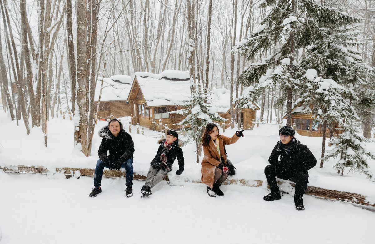 ilustrasi; Suasana musim salju di Jepang