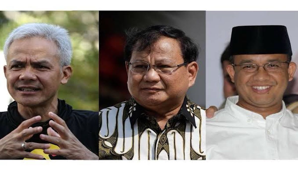 Tiga calon presiden dalam Pilpres 2024
