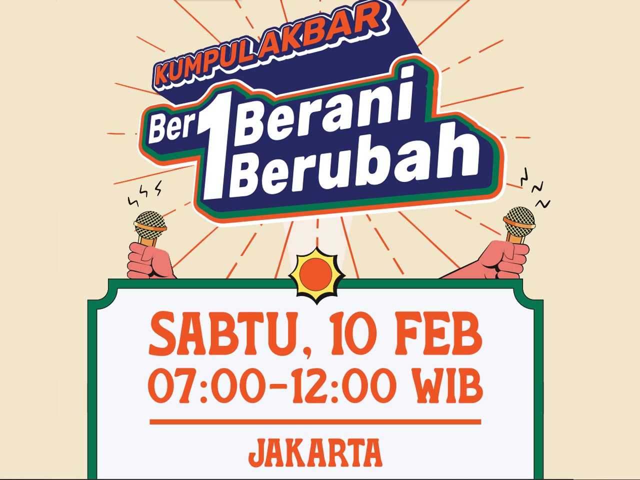 Jadwal kampanye akbar Anies Baswedan-Muhaimin Iskandar.