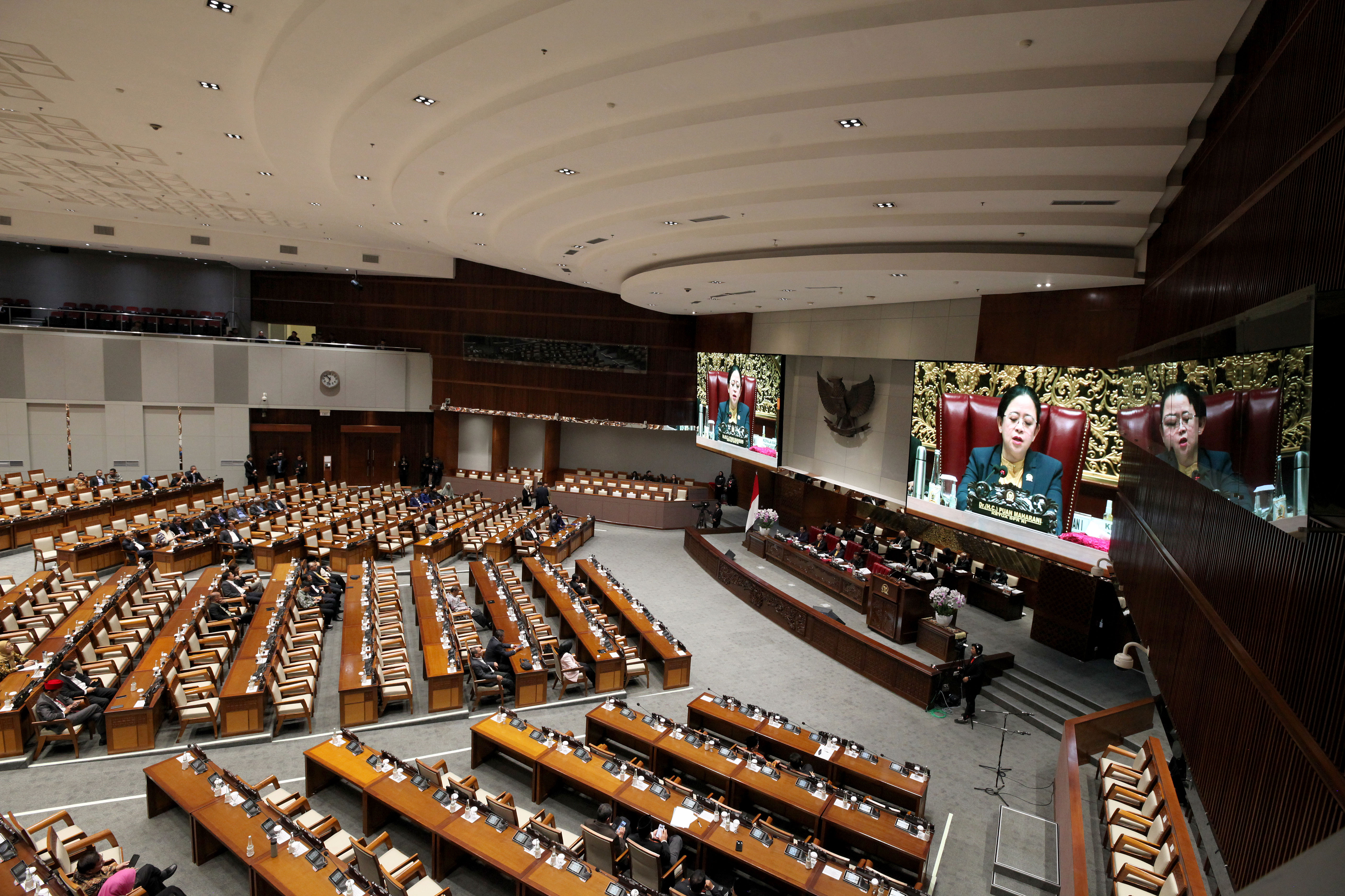 Suasana Rapat Paripunra di DPR