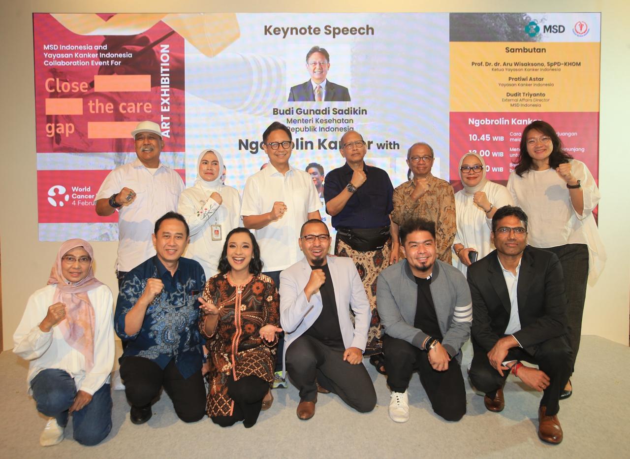 MSD Indonesia dan Yayasan Kanker Indonesia (YKI) menggelar peringatan Hari Kanker Sedunia 2024 di Jakarta. 