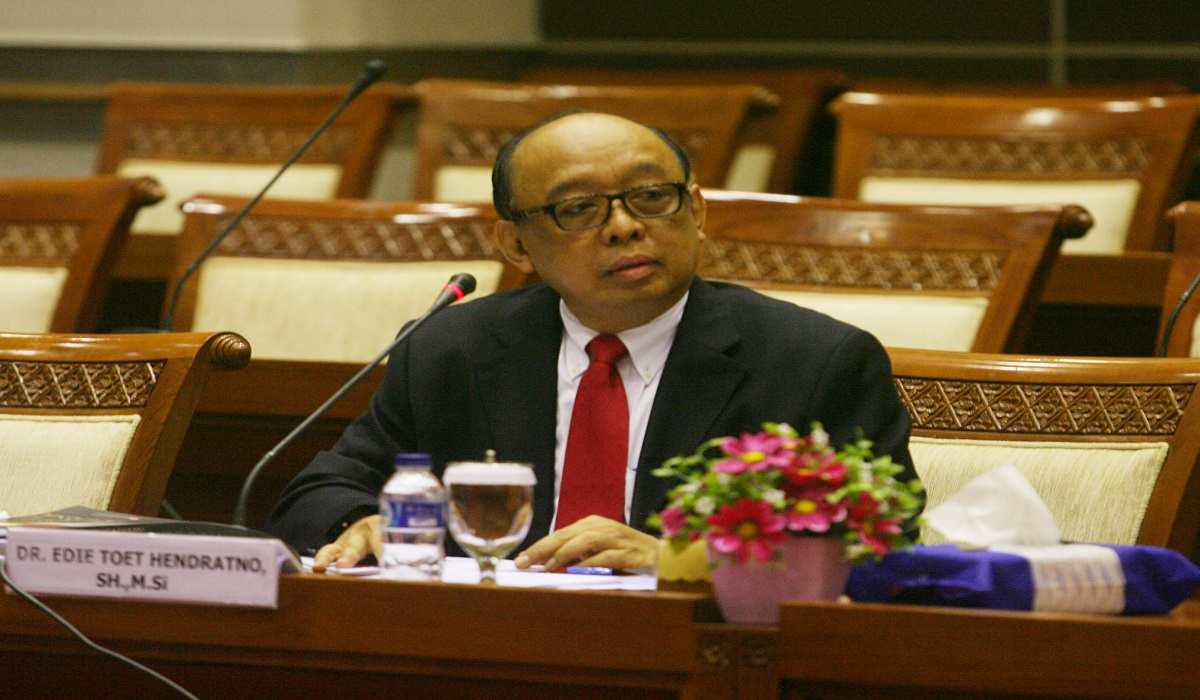 Rektor Universitas Pancasila Edit Toet Hendratno