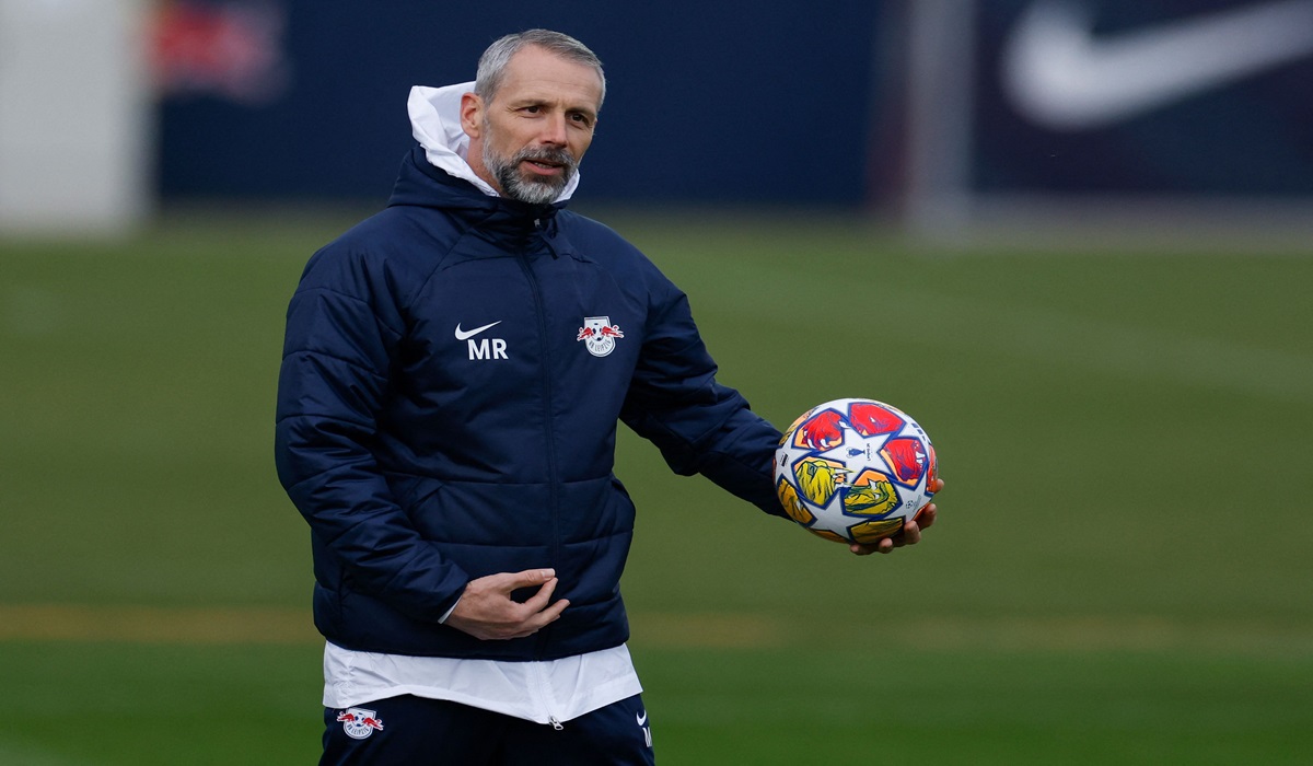Pelatih RB Leipzig Marco Rose