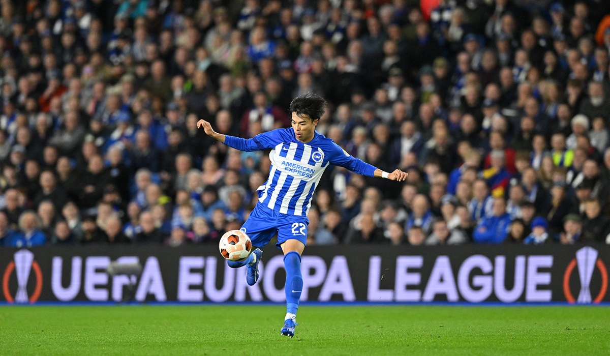 Pemain Brighton and Hove Albion Kaoru Mitoma